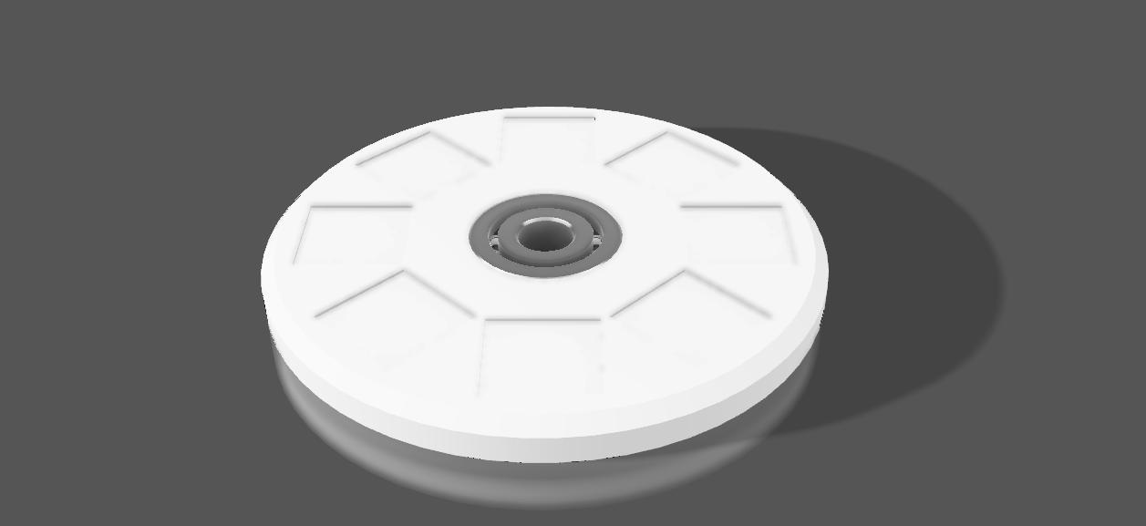 A render of the spinner. 